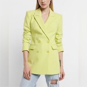 Express Peak Lapel Double Breasted Hourglass Blazer